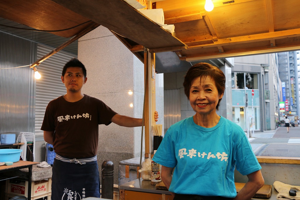 女将さんと息子さんのケンタさん