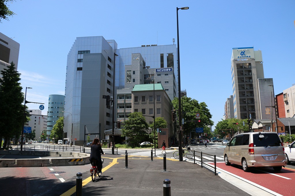 マンションも数多く建っている